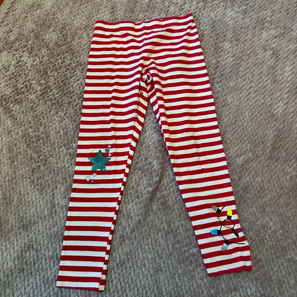 Girl’s Christmas leggings Bundle Size 6 - Picture 8 of 8